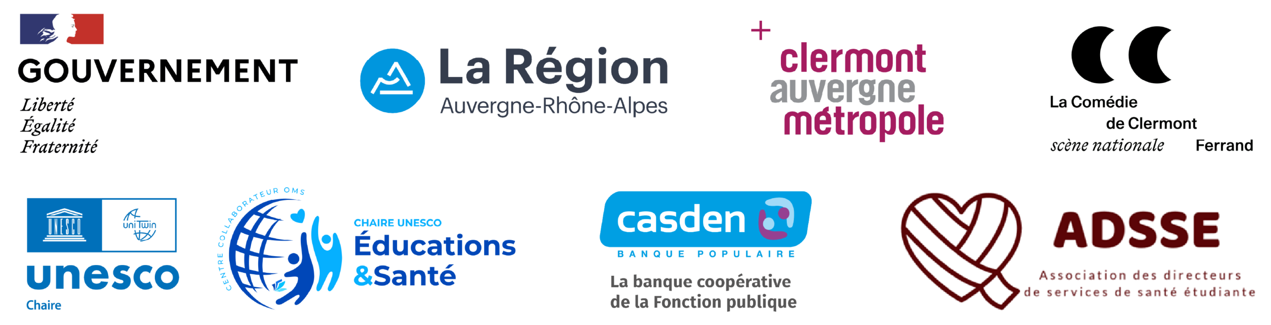 Logos Partenaires et soutiens